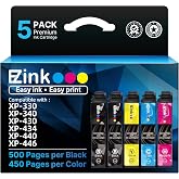 E-Z Ink Remanufactured Replacememt for 288XL Ink Cartridge Combo Pack | Compatible for 288XL for Epson Expression Home XP-440 XP-446 XP-330 XP-340 XP-430 printer(5 Pack, 2BK/C/M/Y with Latest Chip)