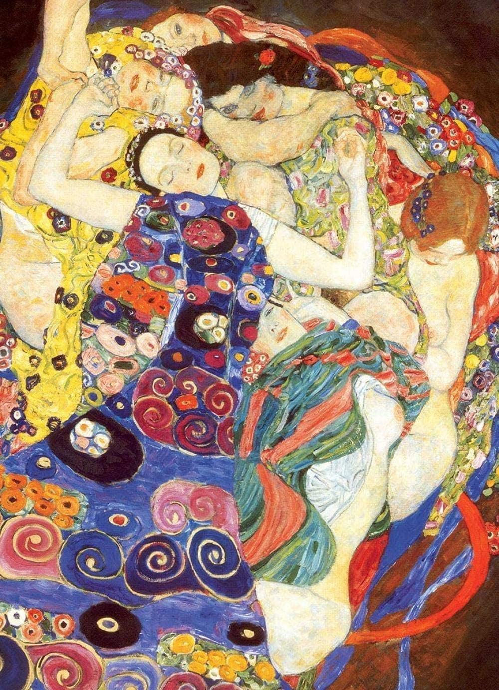 WYBFLF 1000 Pieces Wooden Jigsaw Puzzle for Adult & Kids – The Virgin by Gustav Klimt
