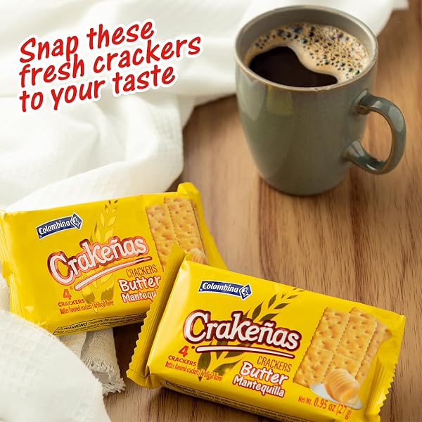 COLOMBINA BUTTER CRACKERS, SAVORY THINS CRACKENAS, 5.71 OZ