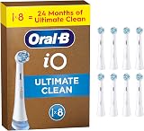 Oral-B iO Ultimate Clean Replacement Brush Heads 8 Pack 16° Angled Bristles