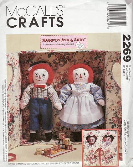 amazon raggedy ann and andy dolls
