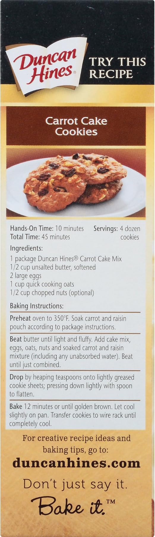 Dh Classic Carrot Cake Mix 607 G Amazon Co Uk Grocery