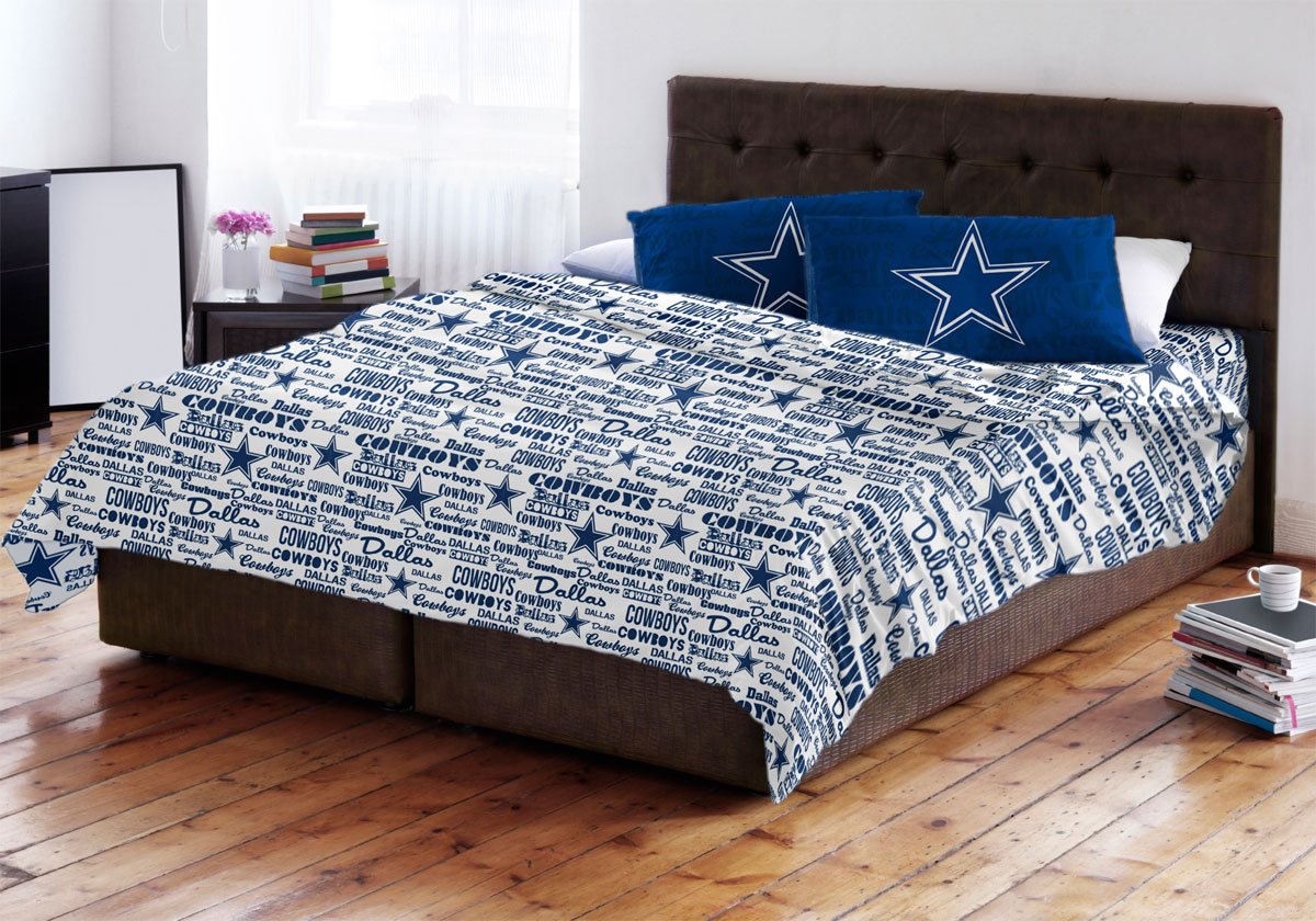 Nfl Dallas Cowboys Bettlaken Set Hymne Bettwasche Polyester