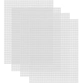 Caydo Plastic Canvas Sheets, 4 Pieces 7 Count 10.5 X 13.5 Inch Plastic Mesh | Plastic Canvas, Eye Mesh for Embroidery, Acrylic Yarn Crafting, Knit Crochet Projects and Make Dividers