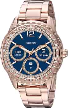Amazon.com: GUESS Reloj inteligente de acero inoxidable para mujer con  pantalla táctil (esfera surtida), Guess - Reloj inteligente de acero  inoxidable con visualización táctil para mujer, Rose gold : Todo lo demás