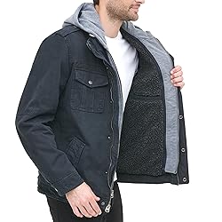 Levi's Men's Washed Cotton Military Jacket with