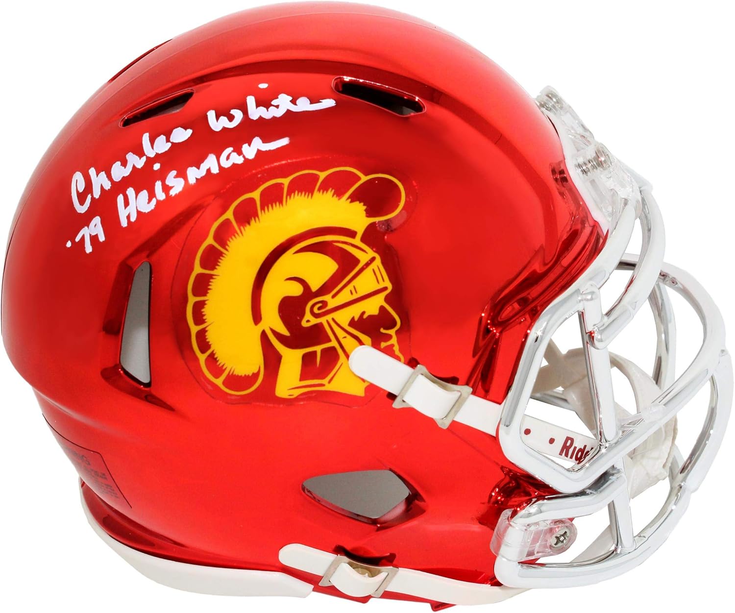 Riddell USC Trojans Chrome Football minihelmet CollegeNCAA Sports Mem