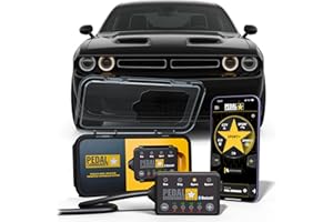 PEDAL COMMANDER Throttle Controller Compatible with Dodge Challenger 2008-2023, Plug-and-Play, 4 Driving Modes, 36 Settings, Anti-Theft, and App Control, Performance Upgrades, Challenger Accessories