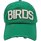 Birds Dad Hat in Kelly Green - Retro Vintage Look