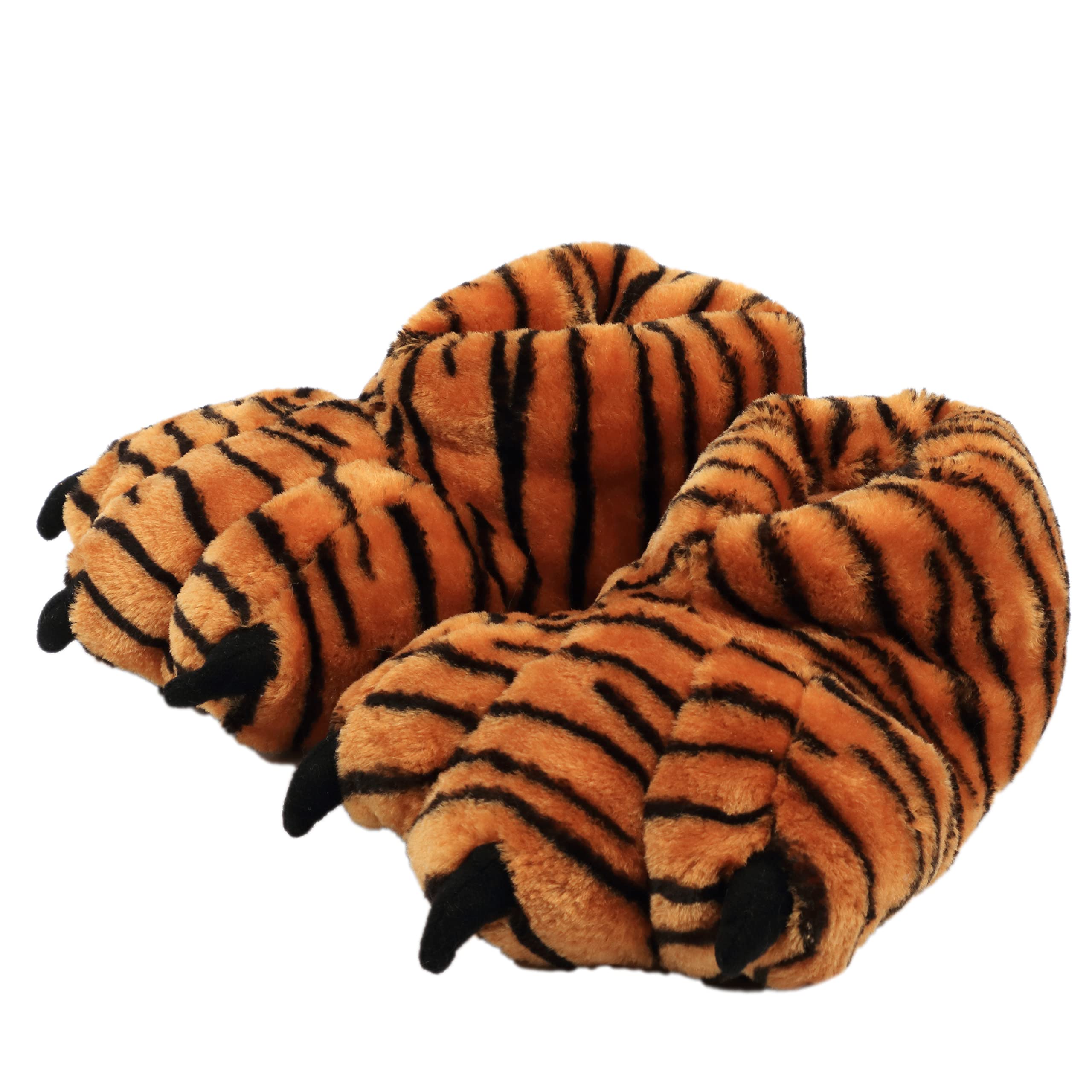 Aopuro Women Plush Animal Paw Slippers Funny