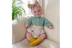 BABESIDE Reborn Baby Dolls, 20Inch Cute Soft Vinyl Realistic-Newborn Baby Doll Poseable Real Life Lifelike Baby Dolls w/Doll Accessories for 3+ Year Old Girls