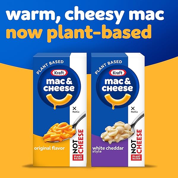 KRAFT NOTCO ORIGINAL FLAVOR PLANT BASED MAC & CHEESE, 6 OZ BOX