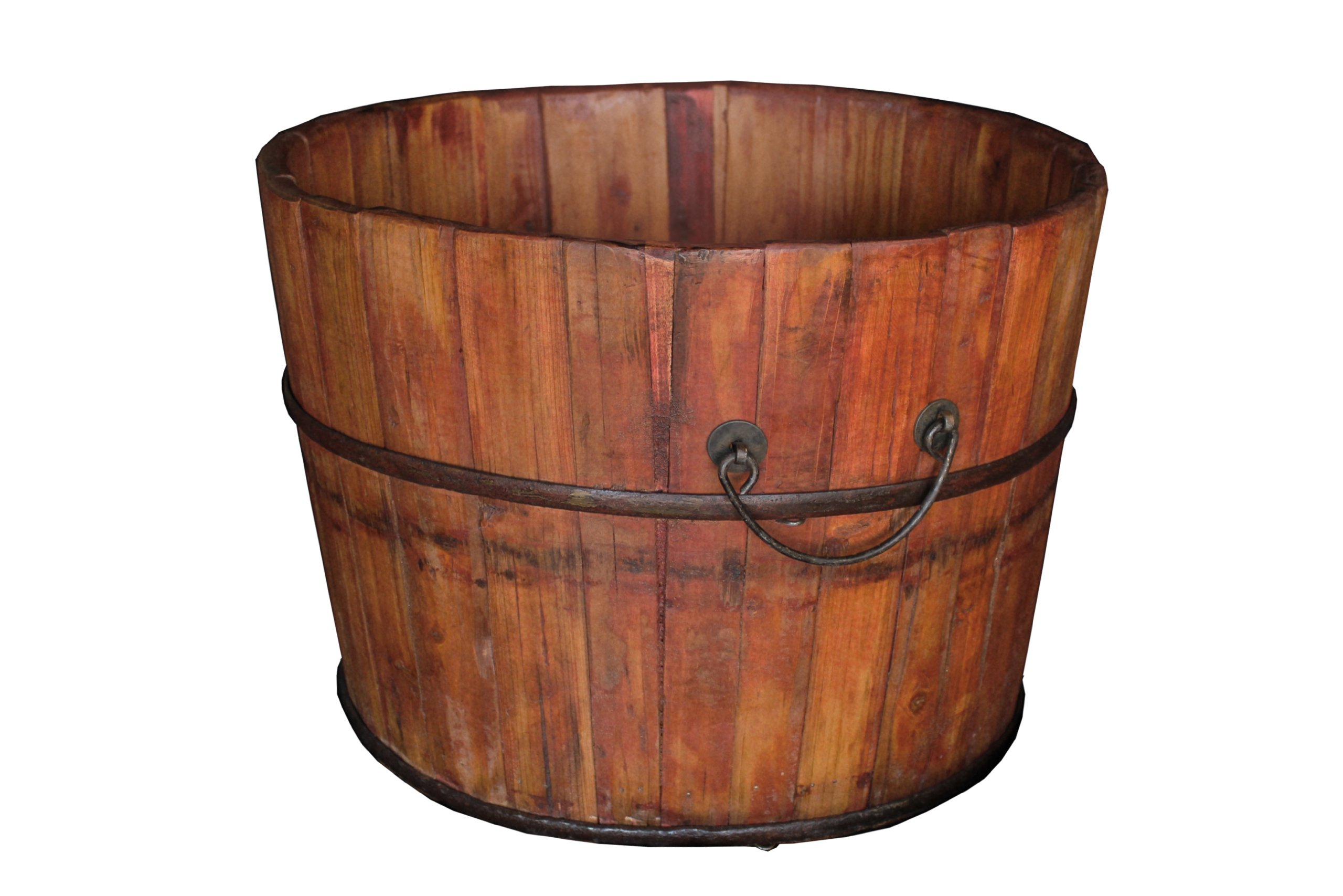 Antique Revival Gota Wooden Bucket, Natural Buy Online in United Arab Emirates at desertcart.ae