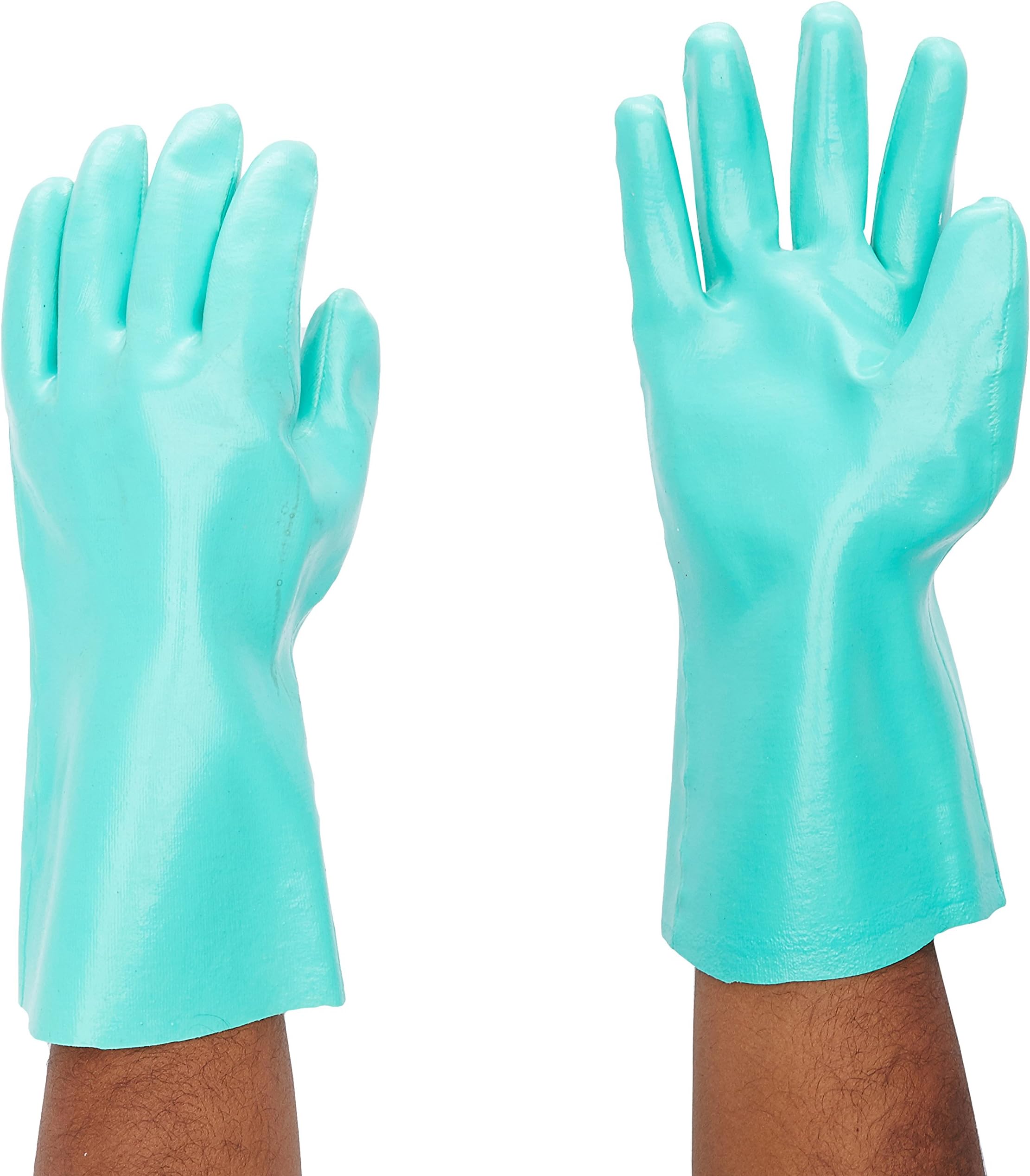 Acme Safewell NTR-604 Nitrile Full Coated Gloves, Medium, Green Coating, Pack of 1 Pair