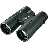 Binoculars for Adults, 12x42 Waterproof and Durable Binoculars with Multi-Coated Optics and Protective Rubber Armor, Lightweight Binocular for Bird Watching, Outdoor Sports, Hunting, Travel-Green