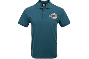 FOCO Men's NFL Team Logo Casual Color Polo Short Sleeve Shirt