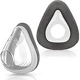 MEDICOLOR Foam Cushions for Airtouch F20 Medium, Compatible with Original F20 Frame, Slow-Rebound Sponge for Gentler Wearing, Innovative F20 Replacement Cushion M, 2 Packs, Brown