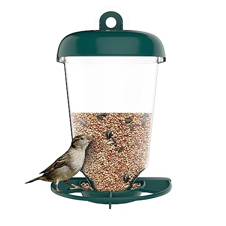Pure Garden Window Bird Feeder Amazon Co Uk Garden Outdoors