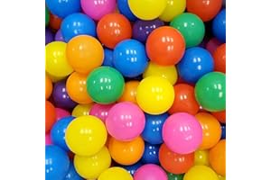 Lovgrils Ball Pit Balls for Kids, Soft Plastic Balls for Ball Pit, 2.2” Crush Proof Pit Balls BPA Free Non-Toxic for Kids Toddlers Summer Party Decoration Balls, 7 Colors Ocean Balls,25 pcs