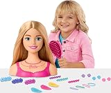 Barbie Styling Head Blonde Hair with 20 Colorful Accessories Toy view 2