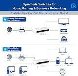 Dynamode SW80010-D 8 Port Fast Ethernet 10/100Mbps Network Switch Plug Play view 3