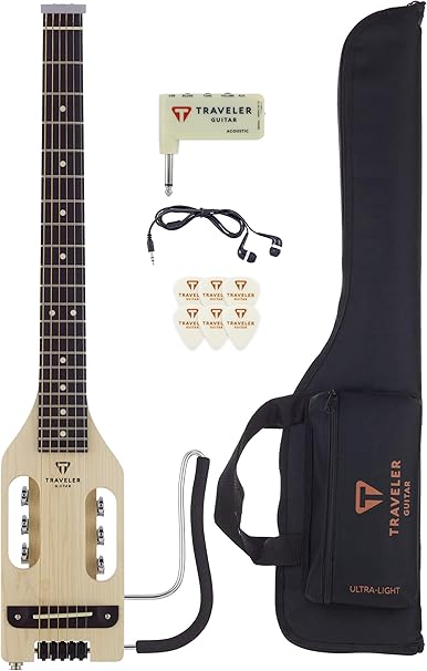 Traveler Guitar Ultra-Light Acoustic-Electric T... - Amazon Com Traveler Guitar Ultra Light Acoustic Acoustic Electric Guitar W Survival Kit Musical Instruments