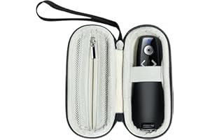 Clicker Carry Case Compatible with Logitech Wireless Presenter R400 and ELISWEEN E600 Clicker, Pointer Storage Organizer Bag with Zippered Mesh Pocket for Office Presenter(Box Only)