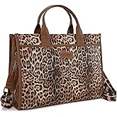 Wrangler Laptop Bag for Women 15.6 Inch Vintage Work Tote Bag for Business Briefcase Handbag with Adjustable Shoulder Strap