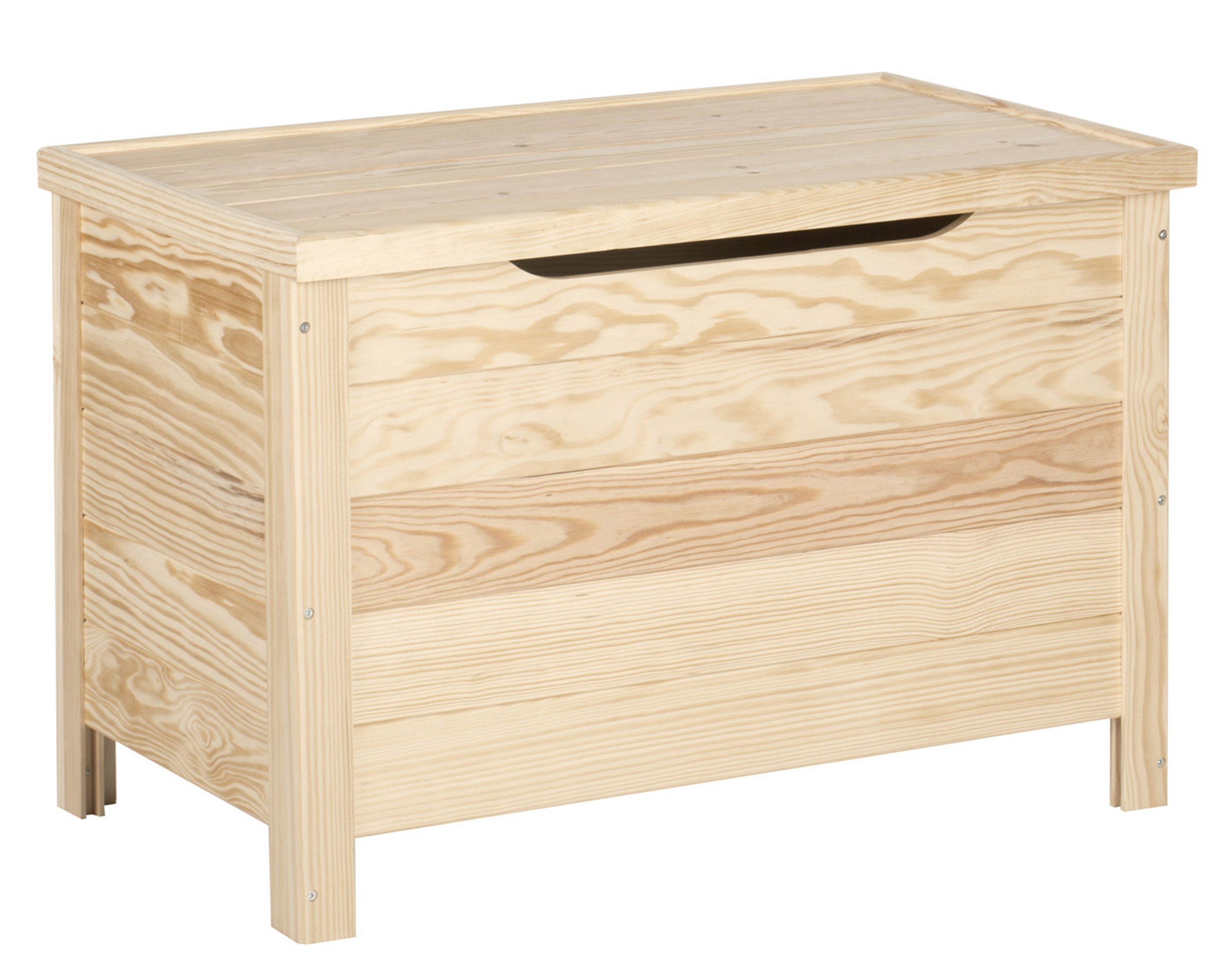 Astigarraga 499B84 Chest with Lid Retainer 70 x 40 x 48 cm Solid Pine