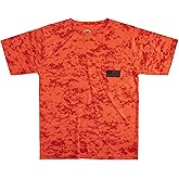 Mens Camo Shirts, Camouflage T-Shirt Hunting, Embroidered USA Flag Design, Authentic Realtree and Mossy Oak Design