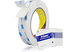 TAPSI Double-Sided Removable Tape – 1" x 16.5 FT Heavy Duty PE Foam Mounting Tape with Adhesion Promoters – Wall-Safe Waterproof Damage-Free for Posters, Picture Hanging & Painted Walls