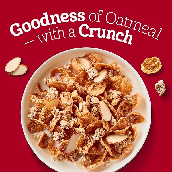 OATMEAL CRISP HEART HEALTHY CEREAL, HIGH FIBER CEREAL MADE WITH WHOLE GRAIN, 19.7 OZ