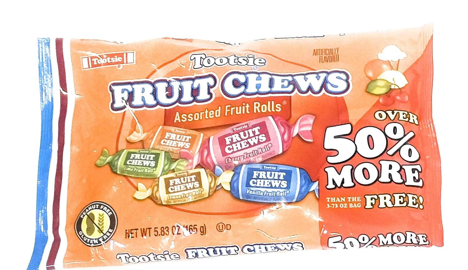 Tootsie Fruit Chews Assorted Fruit Rolls 165g Bag Amazon.co.uk Grocery
