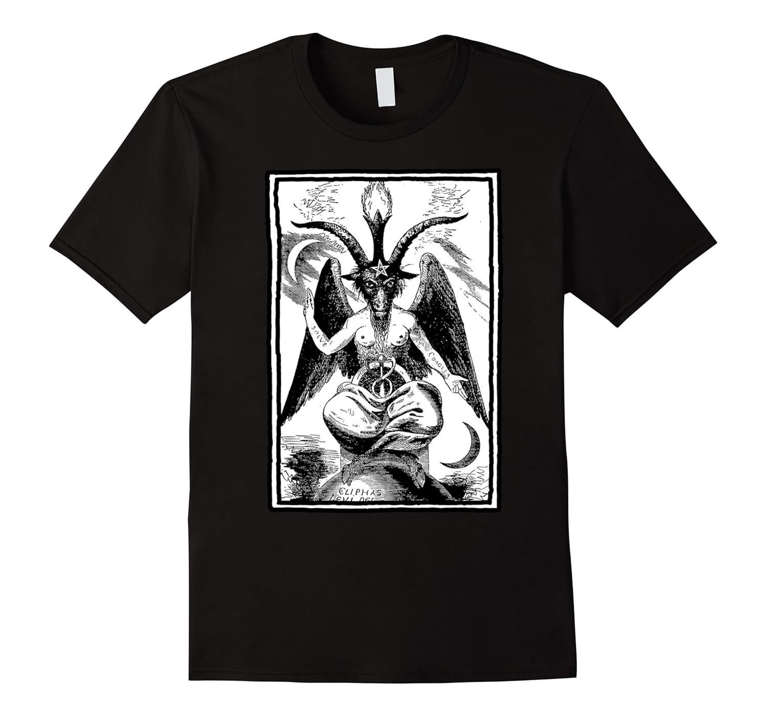 Sigil of Baphomet T-Shirt Goat of Mendes Shirt-T-Shirt