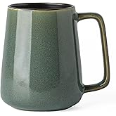 TaoTaojarvie Ceramic Coffee mugs, 24 oz, Extra Large Mugs, Big Tea Cups, Pottery and Large Handle, Hand-painted Mugs, Wide Bo