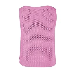 FISACE Womens Summer Crochet Knit Sweater Tank Tops