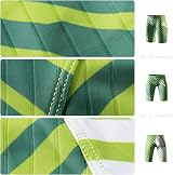 MY KILOMETRE Jammer Swimsuit Mens Solid Endurance Training Green M view 7