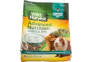 Wild Harvest Advanced Nutrition Guinea Pig, 4 Pounds, Complete And Balanced Diet