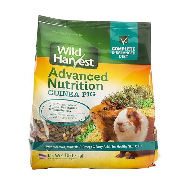 WILD HARVEST ADVANCED NUTRITION GUINEA PIG, 4 POUNDS, COMPLETE AND BALANCED DIET
