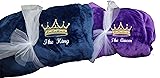 King & Queen Bathrobe Customizable Set 2 Robes