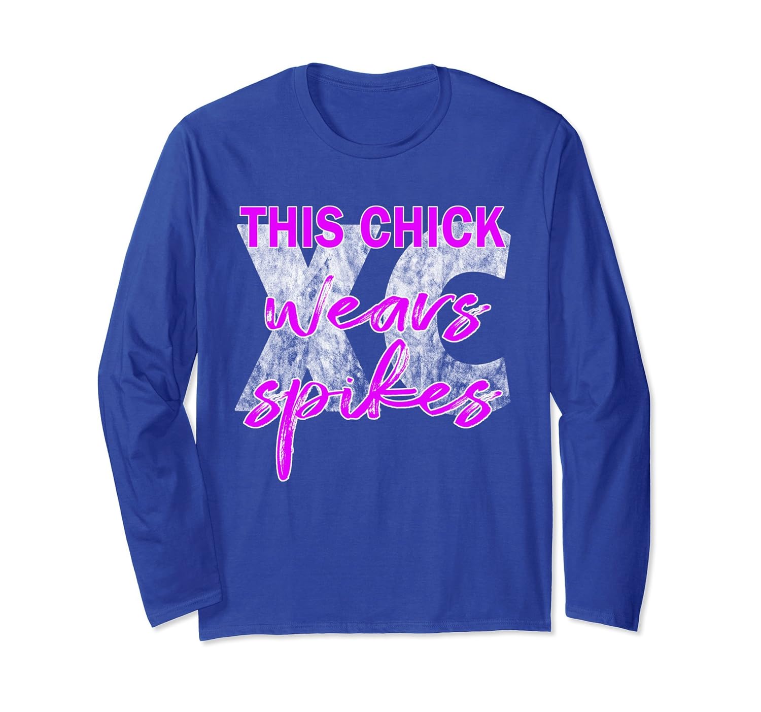 This Chick Wears Spikes XC Long Sleeve T-Shirt-ANZ