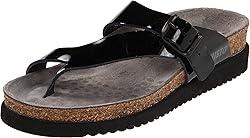 Mephisto Women's Helen Sandals Black Patent Leather