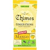 Chimes Ginger Chews Candy, Mango, 1.5 Ounce (Pack of 1)