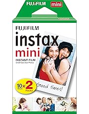 Fujifilm Instax Mini Film Pellicola istantanea per fotocamere Instax Mini, Formato 46x62 mm, confezione da 20 foto