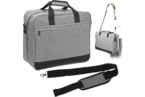 Audio Mixer Carrying Case, Scratch Resistant Oxford Mixer Travel Bag w Multi-Pockets and Removable Dividers, 15.75" x 13.2" x