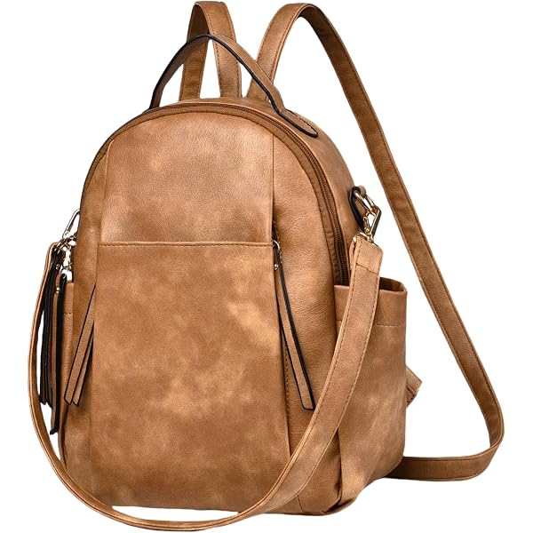 Amazon.com: JEN & CO. Everlee Vegan Leather Backpack Purse  display picture 1
