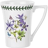 PortmeirionExotic Botanic Garden 12oz Mandarin Mug, Dragonfly - Fine Earthenware, Made in England - Dishwasher, Microwave, Freezer, Oven Safe - Floral English Drinkware for Coffee & Tea