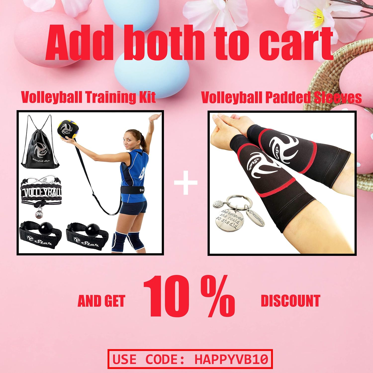Volleyball Padded Sleeves for Younger Girls and Boys - Passing Forearm Sleeves with Protection Pad (Black Padded Sleeves with Thumbhole, 10) : Sports & Outdoors