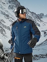 TACVASEN Mens Snow Ski Hiking Jacket