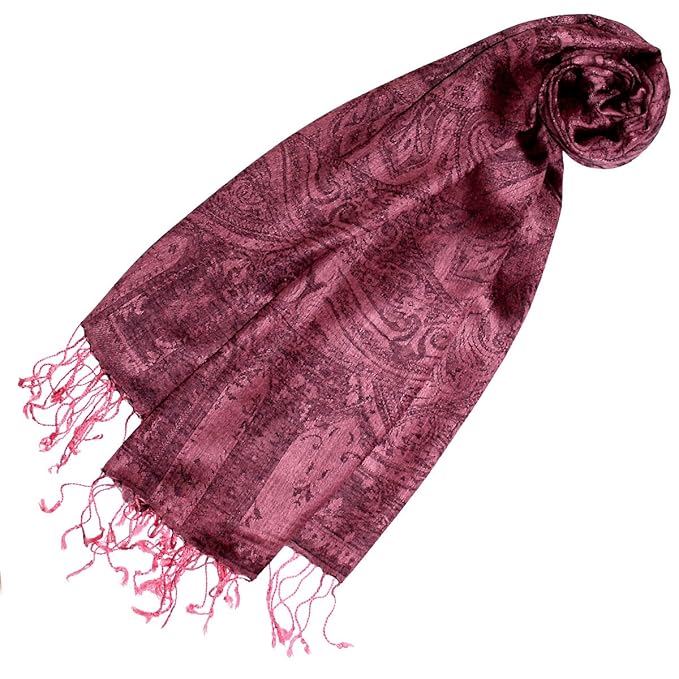 Lorenzo Cana - Pashmina Schal Schaltuch hochertig kuschelweich und leicht Damenschal Stola 70 x 180 cm opulentes Paisley Must